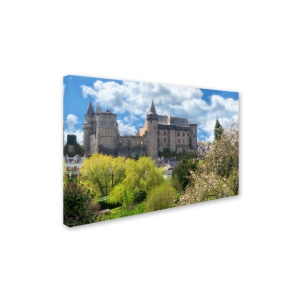 Cora Niele 'The Castle Of Vitre In Spring' Canvas Art,22x32